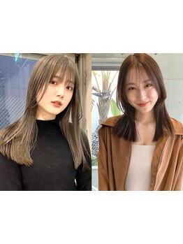 顔周りの髪で印象が大きく変わります！巧みなカット技術であなたに一番似合う小顔ヘアを叶えます＊[青山]