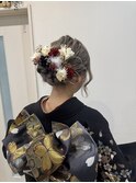 成人式ヘアセット/アップスタイル