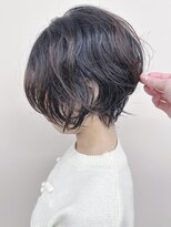 モリオ(morio)&nbsp;>ゆるふわパーマショートニュアンスパーマ丸みショート30代40代