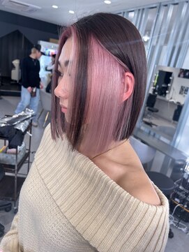 キング 枚方店(K!ng) 縮毛矯正髪質改善ハイライトレイヤーカット枚方美容室エクステ