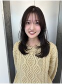 レイヤーカット/似合わせカット/前髪カット/ミディアムレイヤー
