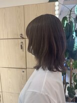 アドラーブル 万代店 (adorable)&nbsp;大人ウルフ チョコレートハイライト 愛されミディ