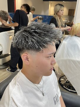 ルースト 京都河原町店(ROOST) 白メッシュツイスト