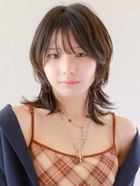 ガリカ 横浜(Gallica)&nbsp;セミウルフ×顔まわりレイヤー×ナチュラルモカ