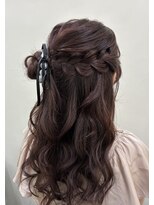 ヘアセット専門サロン by OKINAWA WATABE WEDDING 那覇店 ハーフアップ
