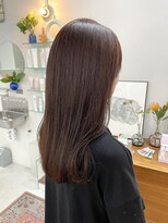 ヘアー アイス カンナ(HAIR ICI Canna)&nbsp;ノンダメージカラー大人可愛い艶ブラウン［haru］