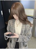 浦安/くすみベージュ/ラベンダーミルクティー
