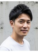 ▼アップバング/メンズカット/ツーブロック/ビジネスマン