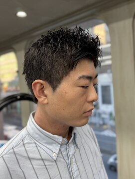 ニコ トウキョウ ロジック(nico TOKYO Logic) 刈り上げアップバングスパイキーショートパーマスパイラルパーマ