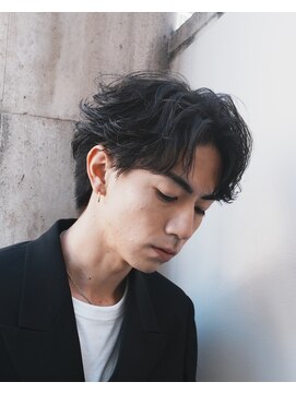 レタッチバイフィフス(RETOUCH by fifth) 原宿フェザーパーマニュアンスパーマメンズパーマメンズヘア