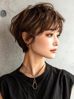 赤れんがアネックス(ANNEX)&nbsp;40代/50代/60代ひし形小顔ショートボブ絶壁解消くびれヘアパーマ