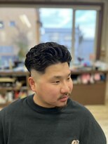 ディライトサロン中村(Delightサロン中村)&nbsp;パーマ＋スキンフェードスタイル