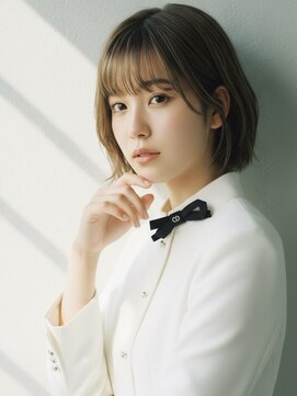 ライクバイコトナ 越谷(RIKE by kotona) ショートボブ髪型20代30代40代50代前髪あり前髪なし面長丸顔越谷