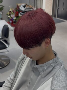 テンバイリップスヘアー(TEN by LIPPS hair) ワインレッドマッシュ