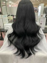ビゼ 梅田(BIZE)&nbsp;艶感ブルーブラックの韓国風なじませヨシンモリロング