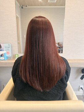 イマージュ 志免店(image) ピンクブラウン × ロングストレート