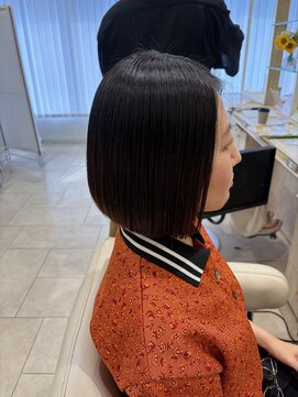アッシュ 仙川店(Ash) 【エイジング毛解消・品格の艶】大人の髪質改善ミニボブ/仙川