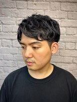 グレイスフルバーバー 赤坂見附店 ツーブロアップバングゆるっとパーマ