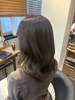 ヘアリゾート粋 トゥジュ 池袋東口店(tujuh)&nbsp;レイヤーカット/ダークブラウン/艶髪