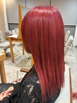 エヌアンドエー 草加店(N&A)&nbsp;レッドブラウン美髪ストレートロング