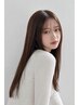 《通うたび綺麗》小顔カット+艶カラー+髪質改善トリートメント【いわき】