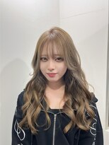 アトレ 福岡大名店(attrait)&nbsp;ミルクティーベージュのツヤロング