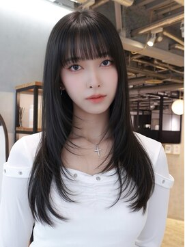 アイティーバイアルバム 下北沢店(IT by ALBUM) ブルーブラックミディアムレイヤー_F31905