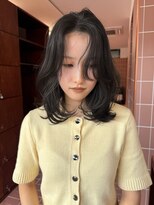 ニディ(Nide)&nbsp;コテ巻きレイヤー×透明感グレージュ