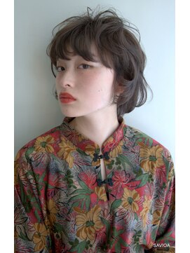 ヘアーサロン サボイア(HAIR SALON SAVOIA) ワイドバング×春ショートボブ