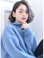 オウル(Owll)&nbsp;★DISHEL★フォギーベージュX大人ボブ☆デザインカラー