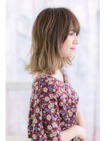 ミック ヘアアンドビューティー 大山店(miq  Hair&Beauty)&nbsp;グラデカラーで★外国人風抜け感セミディb