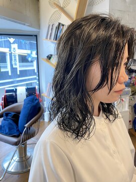 ア セカンド 清藤美容室第弐號(a sekand) ミディアムスタイルのパーマスタイル