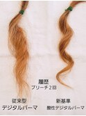 従来型アルカリデジタルパーマと新基準酸性デジタルパーマの違い