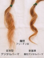 テイルウインド(Tailwind)&nbsp;従来型アルカリデジタルパーマと新基準酸性デジタルパーマの違い