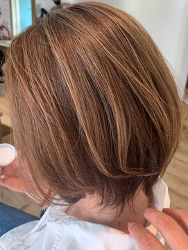 ラバフロー 小野原店(LAVA FLOW) 3Dミントベージュボブ