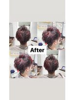 ストーリー(story) 赤メッシュ、かぶせマッシュ☆