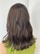 ヘッズ 本八幡店(HEADS)&nbsp;マロンベージュ　ニュアンスマッシュ　チラ見せカラー