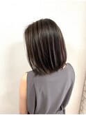 コントラストハイライトボブ☆