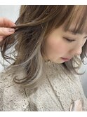ミルクティーインナーカラー♪