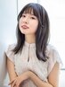 前髪ケアと透明感★顔周縮毛矯正+カット+イルミナカラー+TOKIO Lim.
