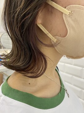 リルミー(Lilme) グレージュ×ピンクブラウンインナー<原田>