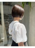 ミニボブ×ブラウン(お客様スタイル)