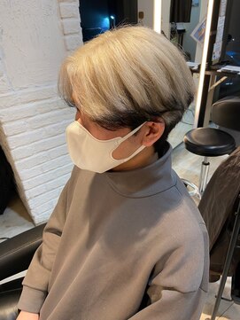 インク サカエ(inq sakae) メンズ/逆インナー/ホワイト＆ブラック