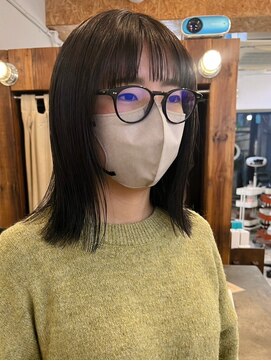 ベイルーム(BAYROOM by HONEY omotesando) 大人可愛い20代30代40代プチステップカット×アッシュグレー