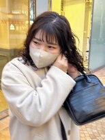 ビュートリアム 梅田(BEAUTRIUM)&nbsp;ミディアム/パーマ女子/オン眉/濡れ感パーマ/大阪/茶屋町/梅田