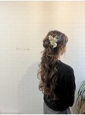 ロングハーフアップ