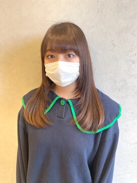 ルル(LuLu by KENJE) 顔周りレイヤー【藤沢/艶髪/ヘッドスパ/髪質改善/イノアカラー】