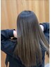 《手触りさらさら》質感再整カラー×質感再整3Stepトリートメント(ミディアム