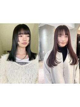 前髪に拘るカットにファン殺到*前髪/顔周りレイヤーでこなれ感のあるStyleに*[栄/ブリーチ/顔周り/学割U24]