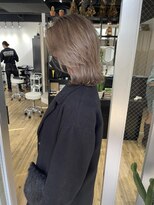 アルカナ 明治神宮前原宿(ARCANA)&nbsp;切りっぱなしボブ エアリーロング 美髪 ピンクブラウン